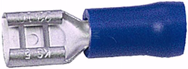 Enchufe plano hembra, azul 1,5-2,5 mm² 4,8x0,8mm, blister (100 uds.), Hella 5 Enchufe plano hembra, azul, 1,5-2,5 mm² 4,8x0,5mm, blister (100 uds.), Hella