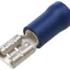 Enchufe plano hembra, azul 1,5-2,5 mm² 4,8x0,8mm, blister (100 uds.), Hella