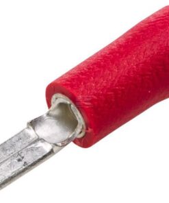 Enchufe plano macho, rojo 0,5-1 mm² 2,8x0,8mm, blister (100 uds.), Hella