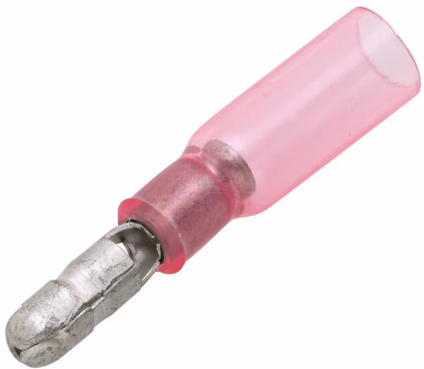 Enchufe redondo rojo 0,5-1 mm² 1 Enchufe redondo rojo 0,5-1 mm²
