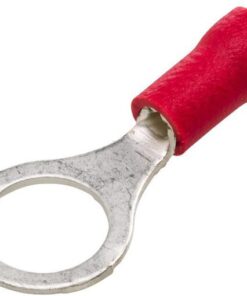 Terminal de cable con ojal, rojo 0,5-1 mm²