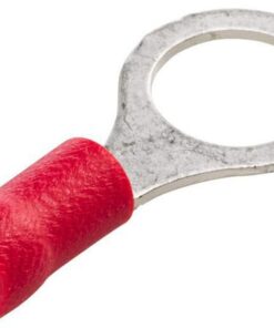 Terminal de cable con ojal, rojo 0,5-1 mm²