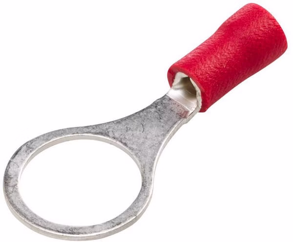Terminal de cable con ojal, rojo 0,5-1 mm²