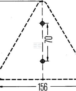 Reflector triangular 3 Reflector triangular