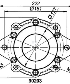 Brida de conexión SAE-C para G