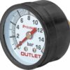 Manómetro ø40 1/4" 0-16B