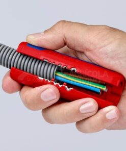 Peladora de cables y cortadora de conductos corrugados, TwistCut de Knipex