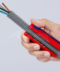 Peladora de cables y cortadora de conductos corrugados, TwistCut de Knipex