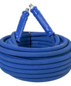 Manguera de alta presión 3/8" 2 m 400 bar 155 °C 3/8" extremos macho, azul