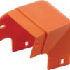 Codo de plástico, naranja PA66