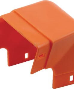 Codo de plástico, naranja PA66