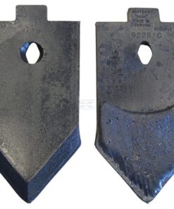 Punta de cultivador 240 x 120 x 10 mm, plana, 1 orificio, válida para Kerner de Kramp