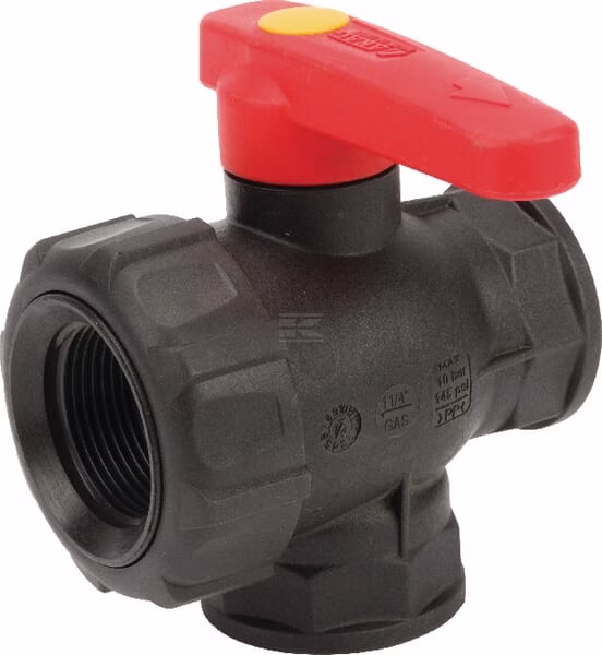 Llave de 3 vías 1 1/4"