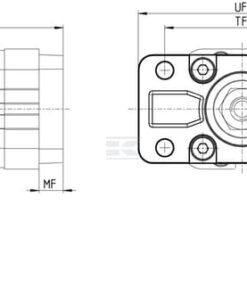 D-E-41-50  FRONT/REAR FLANG