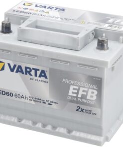 Batería, 12V 60Ah 640A, LED60 VARTA Professional Dual Purpose EFB
