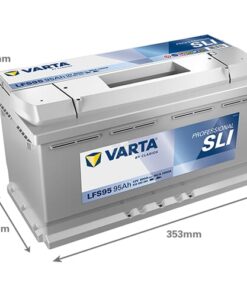 Batería, 12V 95Ah 800A, LFS95 VARTA Professional Starter