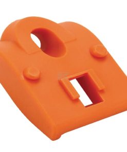 Orange plastic hinge