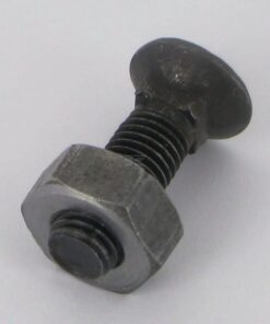 Tornillo arado cuadrado M9x30 + tuerca