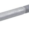 Tornillo cabeza hexagonal DIN931 M20x140, acero galvanizado en caliente 8.8, Kramp
