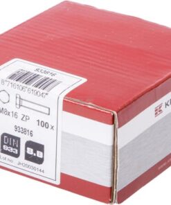 Tornillo hexagonal DIN 933 M8 x 16 acero cincado 8.8 Kramp