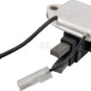 Voltage regulator with brushes