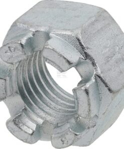 Tuerca almenada DIN935 M18x1.50, acero cincado Clase 8, Kramp