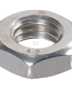 Tuerca hexagonal perfil bajo DIN936 M24x3.00 acero inox. A2, Kramp 6 Tuerca hexagonal baja DIN 936 M20 x 2.50 acero inoxidable A2 Kramp
