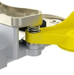 Cabezal de acoplamiento M16x1.5 amarillo