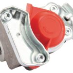 Cabezal de acoplamiento automático, M16x1.5, rojo
