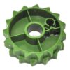 Rueda de siembra pequeña plástico verde