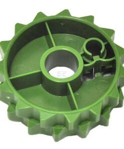 Rueda de siembra pequeña plástico verde
