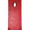 Punta de cultivador 270 x 80 x 12 mm, curvada, 2 orificios, válida para Pöttinger