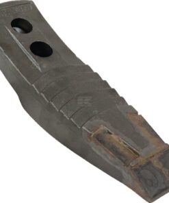 Punta de cultivador 260 x 65 x 6 mm, curvada, 2 orificios, válida para Pöttinger de Kramp