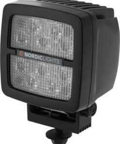 Luz de trabajo LED, 41W, 4200lm, cuadrada, 12/24V, atornillable, Deutsch 2-pin, flood, 10 LED's, Scorpius N4402 de Nordic Lights