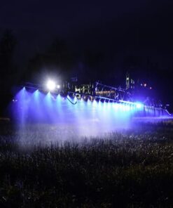 Work light LED, 42W, 400lm, square, 12/24V, blue, bolt on, Deutsch 2-pin, spot, 10 LED's, Scorpius 400 Blue by Nordic Lights