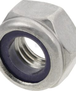 Tuerca hexagonal autoblocante DIN985 M12x1.75 acero inox. A2, Kramp