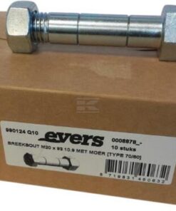 Shear bolt with nut (10x) M20x93 10.9 TYPE 70/80