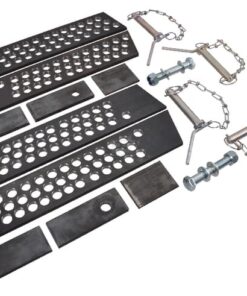 Placa (12mm) para ajuste, acoplamiento IZQ.+DCH., Evers