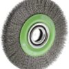 Cepillo de alambre redondo 178 x 23 mm acero inoxidable