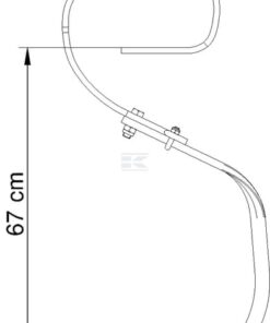 Púa Tarpan Everstrong 67cm
