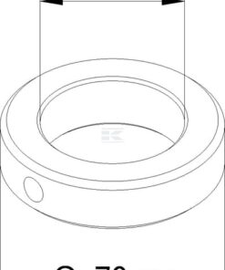 Collarín 70x45mm, Evers