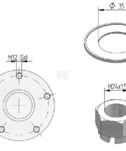 Kit de reparación para 990408/990409, Evers