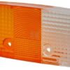 Lente de luz, ámbar/transparente, rectangular derecha Hella