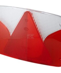 Piloto ámbar/rojo, rectangular 244x138 mm, trasero/izd., Hella