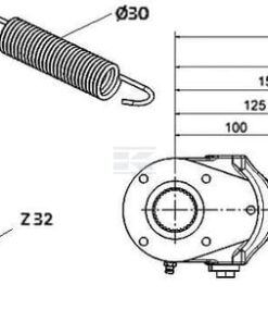 Regulador de frenos 200 mm