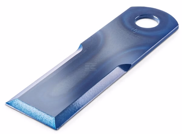 Cuchillo picador de paja giratorio, recibierto