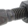 Perno de arado M12 x 43 con cabezal cónico y tuerca
