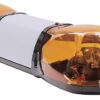 Barra luz rotativa 2 módulos halógena, ámbar, 12 V, 750 mm, Britax