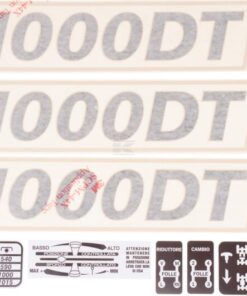 Kit de pegatinas Fiat 1000 DT 3 Kit de pegatinas Fiat 1000 DT