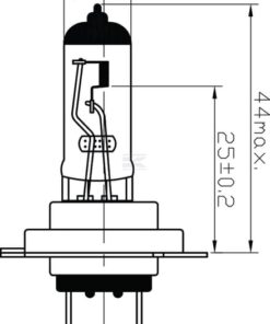 Bombilla Halógena H4 24V 70W/75W P43t Kramp